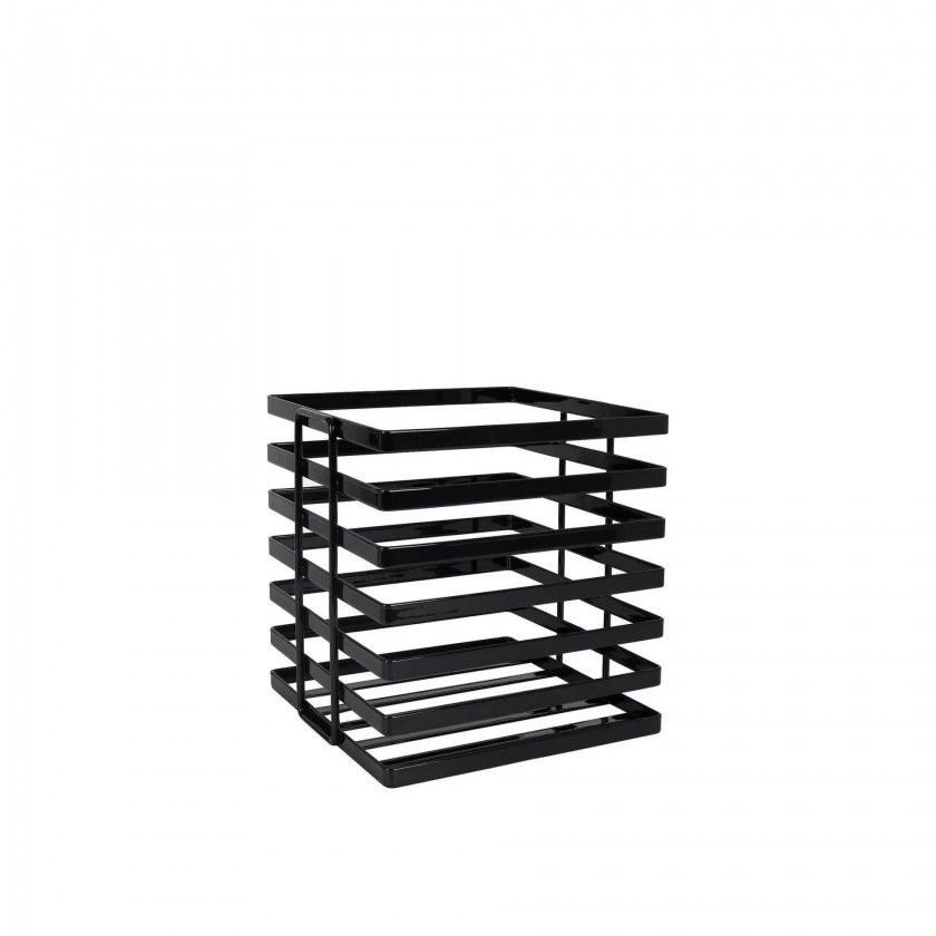 Suporte Metal Quadrado Preto 25X25cm
