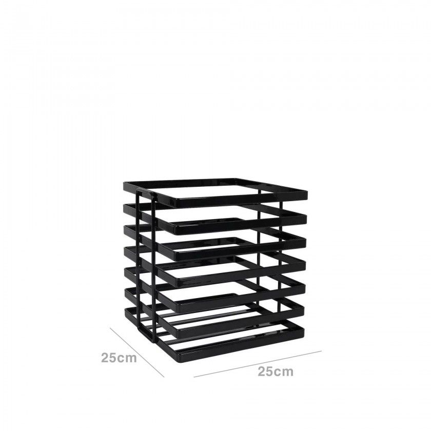 Suporte Metal Quadrado Preto 25X25cm Suporte Metal Quadrado Preto 25X25cm