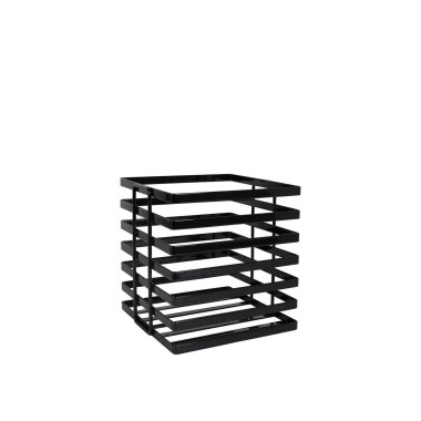 Suporte Metal Quadrado Preto 25X25cm