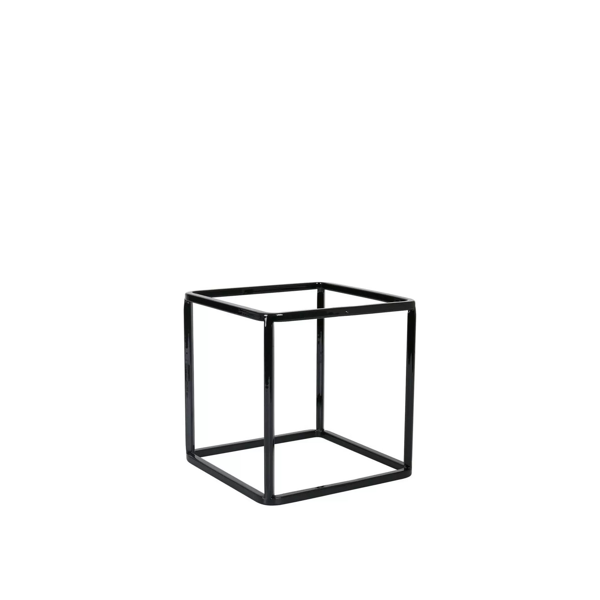 Suporte Metal Quadrado Preto 18X18cm