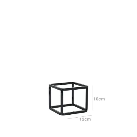 Suporte Metal Quadrado Preto - Image product