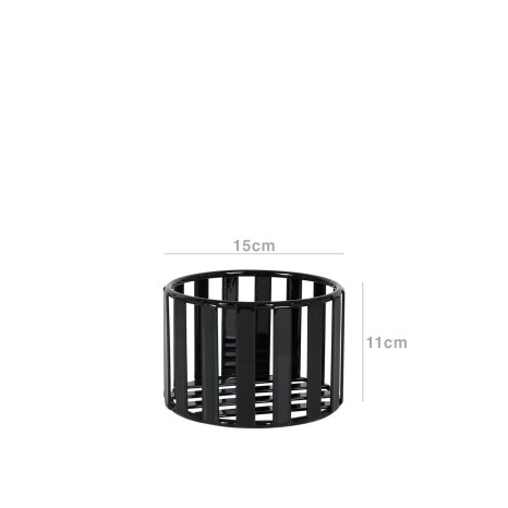 Suporte Metal Redondo Preto - Image product