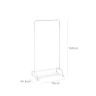 Cabide com Rodas 78X44.5X160CM Cabide com Rodas 78X44.5X160CM