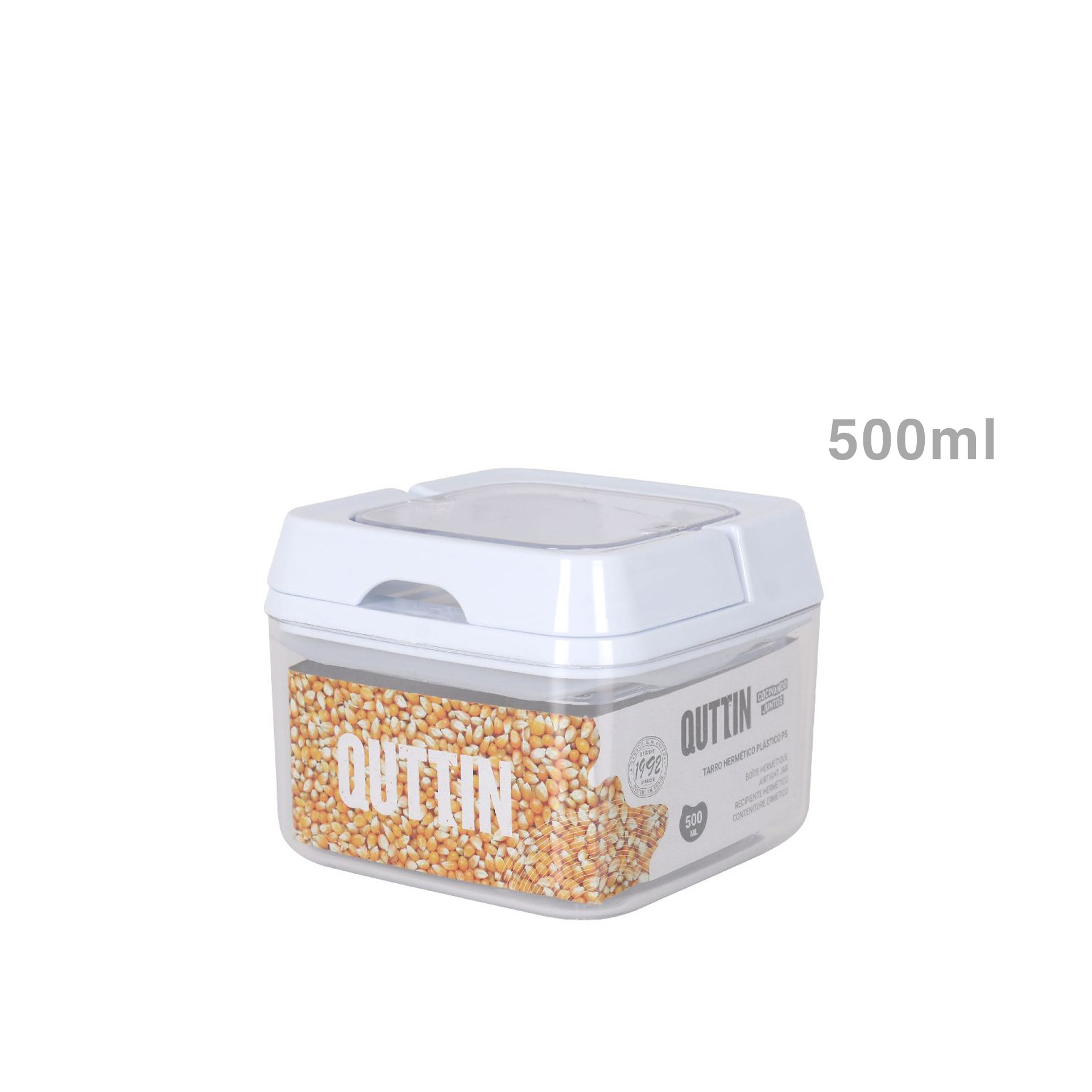 Frasco Hermético Plástico 500ml