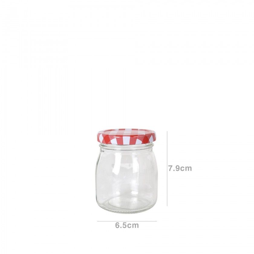 Frasco Hermético com Tampa Rosca Xadrez 150ML 6.5X7.9cm Frasco Hermético com Tampa Rosca Xadrez 150ML 6.5X7.9cm