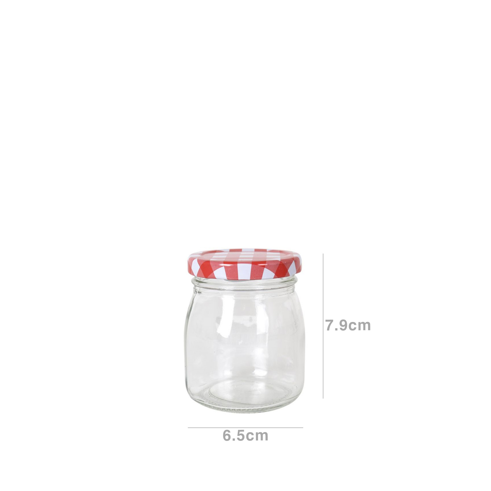 Frasco Hermético com Tampa Rosca Xadrez 150ML 6.5X7.9cm