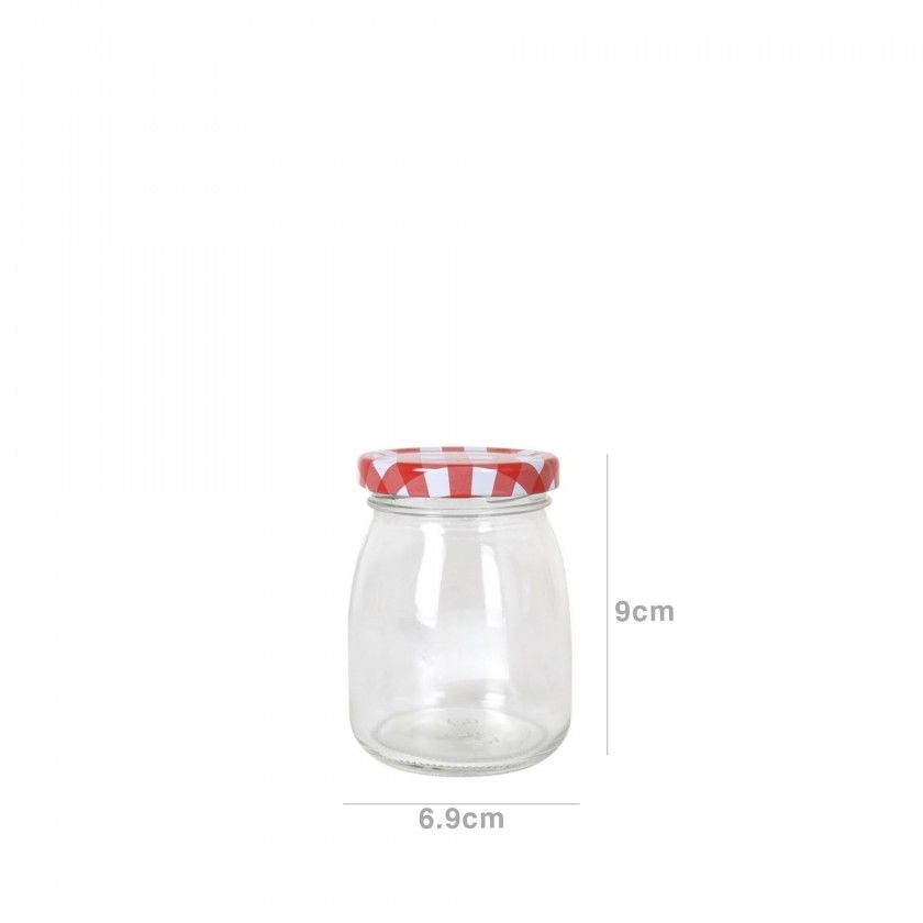 Frasco Hermético com Tampa Rosca Xadrez 0.190ml 6.9X9cm Frasco Hermético com Tampa Rosca Xadrez 0.190ml 6.9X9cm