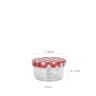 Frasco Hermtico com Tampa Rosca Xadrez 75ml 7.2X4.1cm