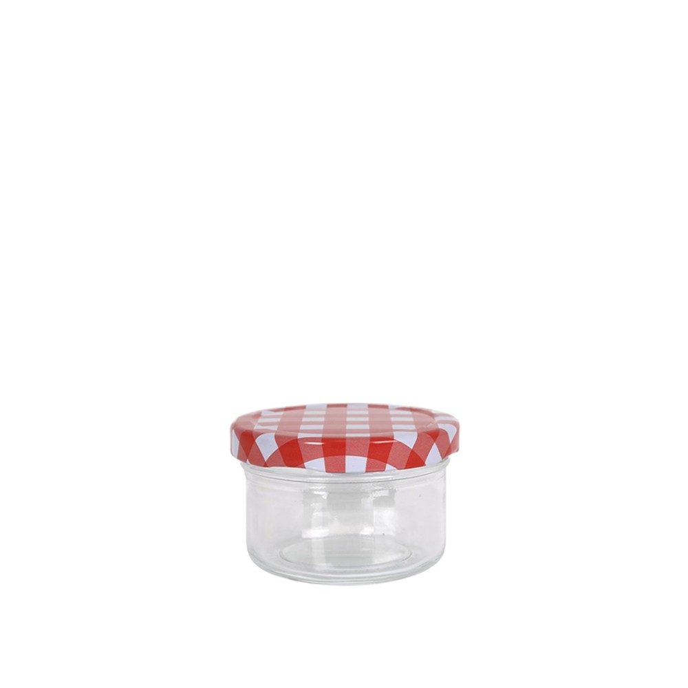 Frasco Herm�tico com Tampa Rosca Xadrez 100ml 7.2X4.8cm
