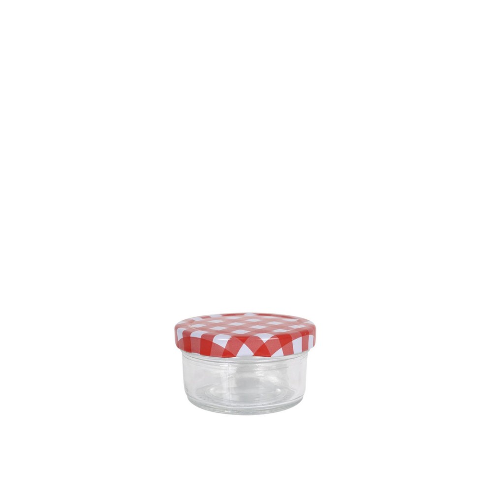 Frasco Herm�tico com Tampa Rosca Xadrez 75ml 7.2X4.1cm
