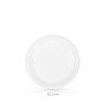 Prato Plstico Reutilizvel Premium 20.5CM Pack 25