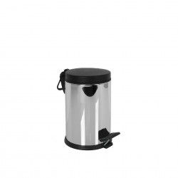 Balde Lixo Metal Tampa Plstico 3L