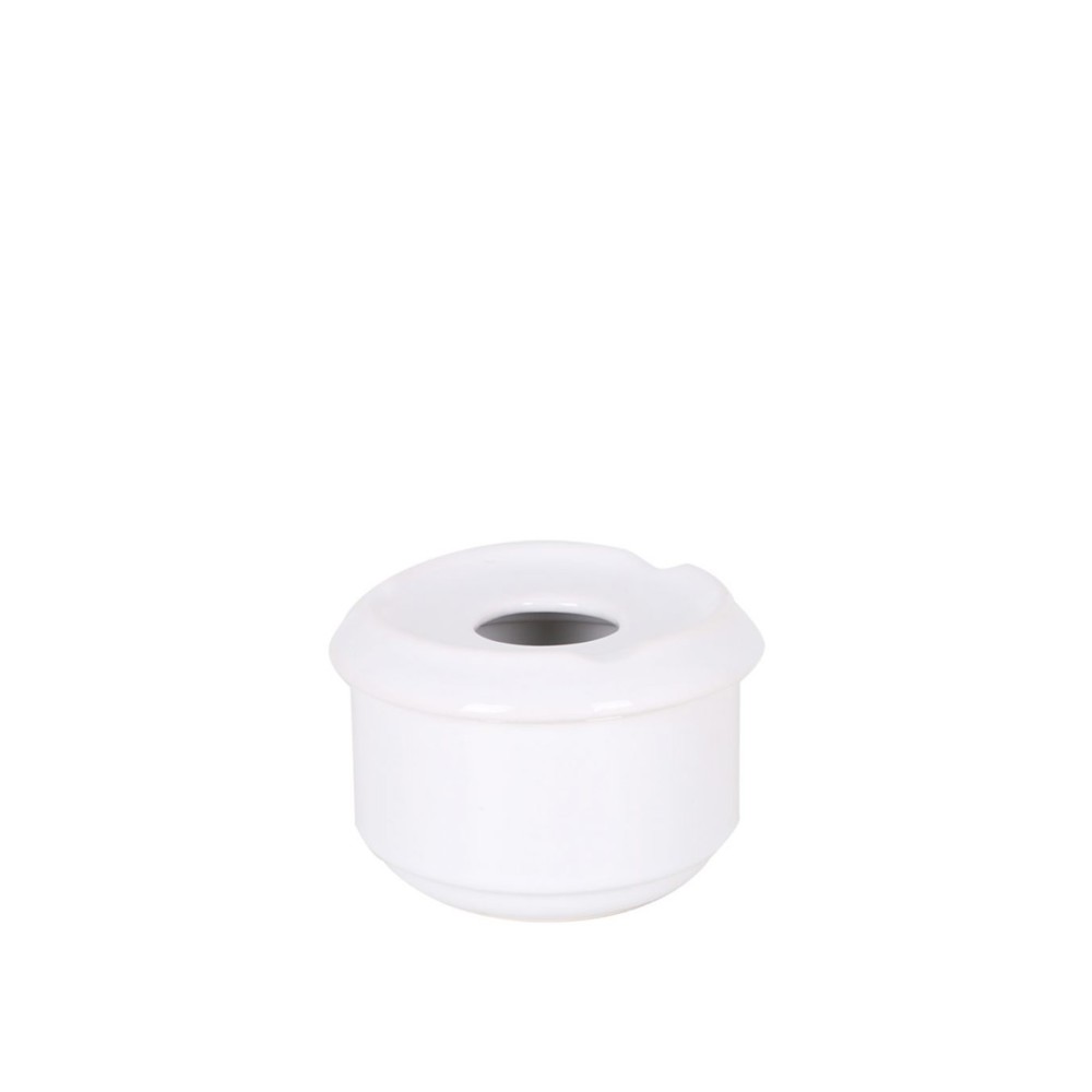 Cinzeiro Água Porcelana Redondo 9X6cm
