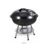 Churrasqueira com Tampa Redonda Preta 34cm