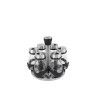 Suporte 6 Frascos Especiarias 17.8X17.8X16.3cm Suporte 6 Frascos Especiarias 17.8X17.8X16.3cm
