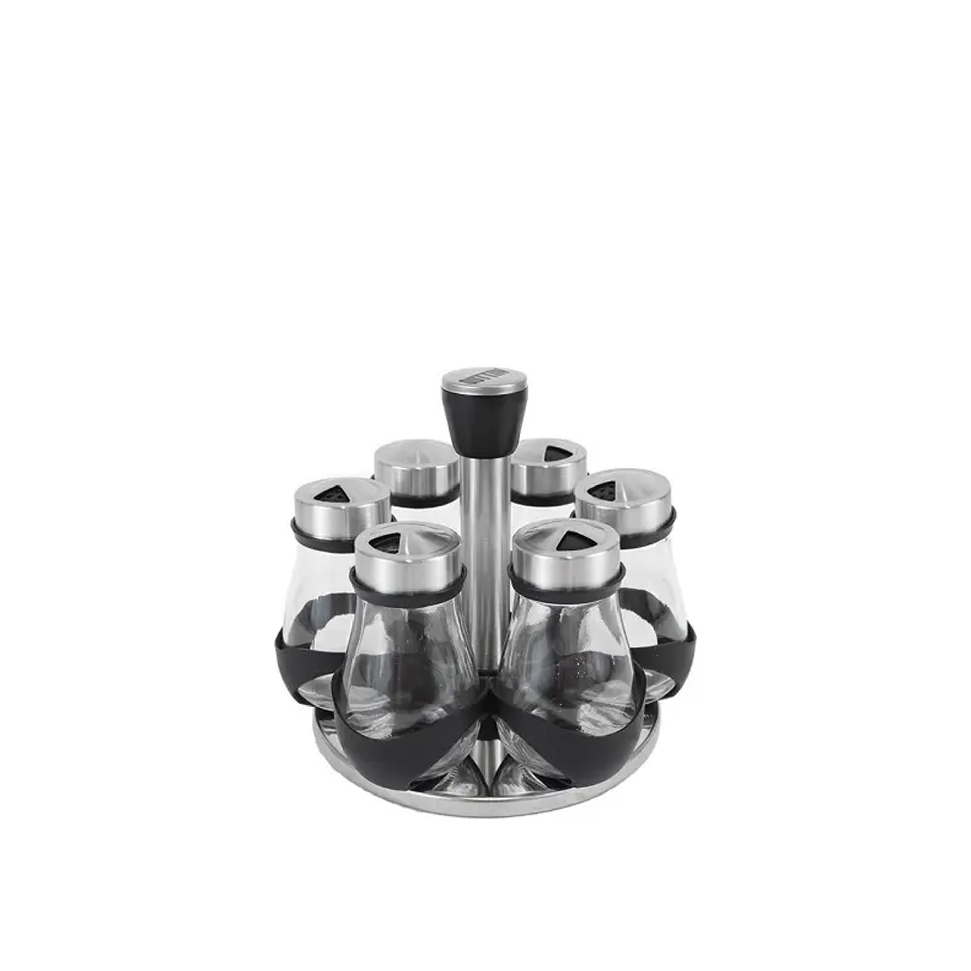 Suporte 6 Frascos Especiarias 17.8X17.8X16.3cm