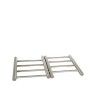 Base Quentes Inox Extensível 22X20/38cm Base Quentes Inox Extensível 22X20/38cm