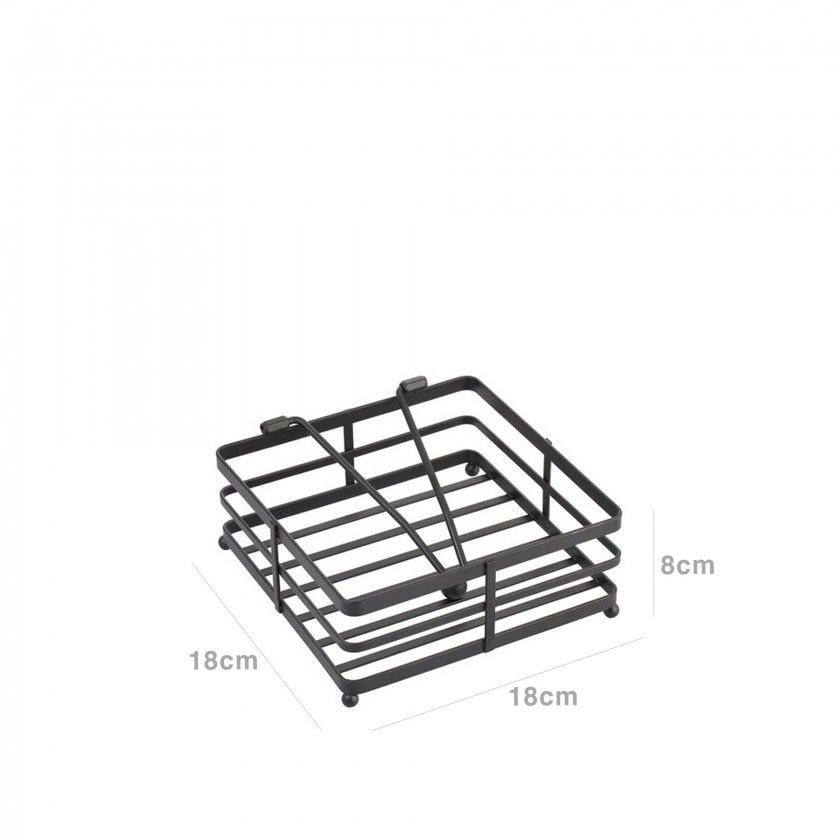 Suporte Guardanapos Metal 18X18X8cm Suporte Guardanapos Metal 18X18X8cm