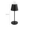 Candeeiro Mesa Merle Usb 11X30.5cm
