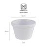 Taça Molho Friendly Redondo Branco 5cl 6X4cm Taça Molho Friendly Redondo Branco 5cl 6X4cm