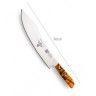 Faca Chefe Cabo Acrlico Sico Efeito Mrmore Laranja 30cm