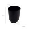Copo Melamina Karola Preto 300ml 8.6X7.9X9.3cm Copo Melamina Karola Preto 300ml 8.6X7.9X9.3cm