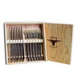 Faqueiro Inox Texas 4mm 12 Peas
