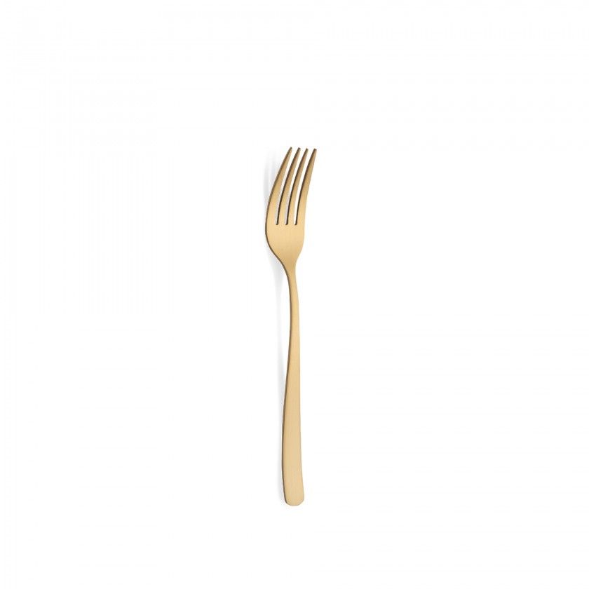 Garfo Inox Stuttgart Gold Sobremesa 2.5mmX17.8cm