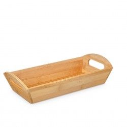 Tabuleiro Bambu com Pegas 29.5X13.5X7.5cm