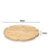 Bandeja Aperitivos Bambu 7 Divisões Redondo 30X1.7cm Bandeja Aperitivos Bambu 7 Divisões Redondo 30X1.7cm