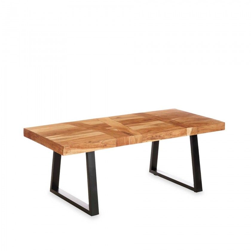 Mesa Madeira Accia 120X60X48cm