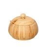 Açucareiro Bambu com Colher 11.5X12X7cm Açucareiro Bambu com Colher 11.5X12X7cm