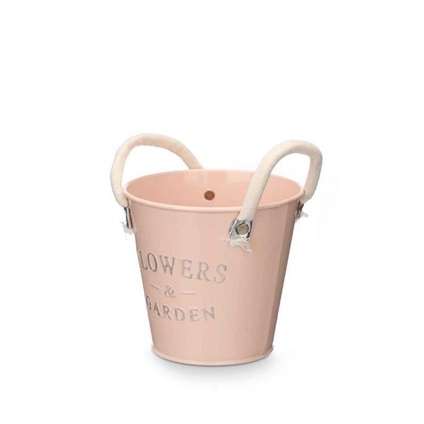 Vaso Metal Redondo Cor Sortida 13X12cm