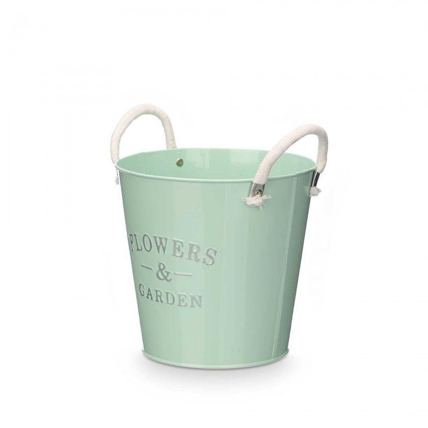 Vaso Metal Redondo Cor Sortida 20X22cm