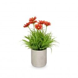 Vaso Planta Artificial Flores Redondo 18X23cm