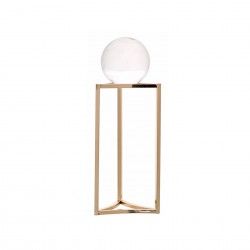 Bola Vidro com Suporte Dourado 13X12X35cm