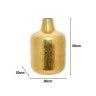 Jarra Alumínio Espelhada Dourado 20X20X30cm Jarra Alumínio Espelhada Dourado 20X20X30cm