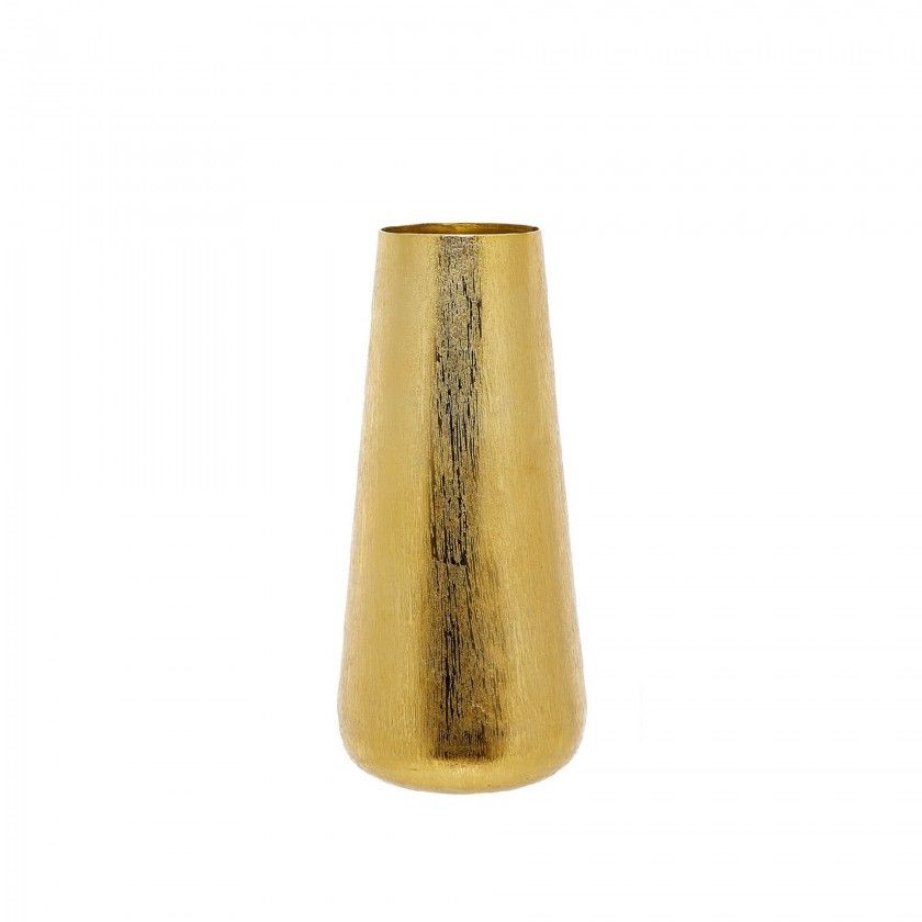 Jarra Alumnio Espelhada Dourado 30X20X43cm