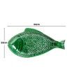 Travessa Peixe Cerâmica 44X23cm Travessa Peixe Cerâmica 44X23cm