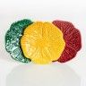 Prato Raso Couve Cerâmica 20cm Prato Raso Couve Cerâmica 20cm