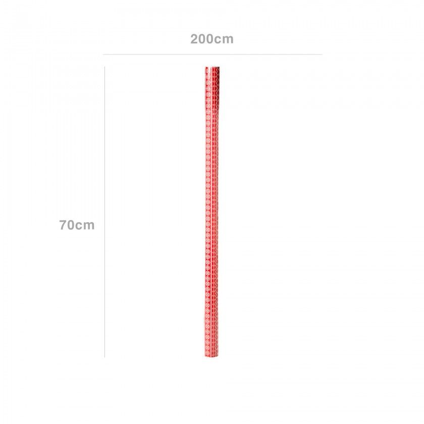 Rolo Papel Embrulho Fantasia Natal 70X200cm Rolo Papel Embrulho Fantasia Natal 70X200cm