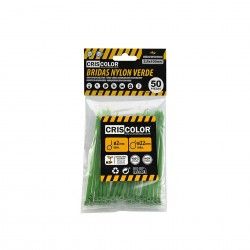 Abraadeira Nylon Verde 2.5X100mm Pack 50
