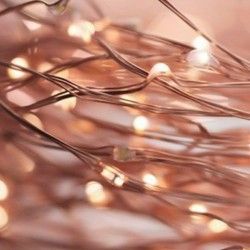 Grinalda 100 Leds Luz Quente
