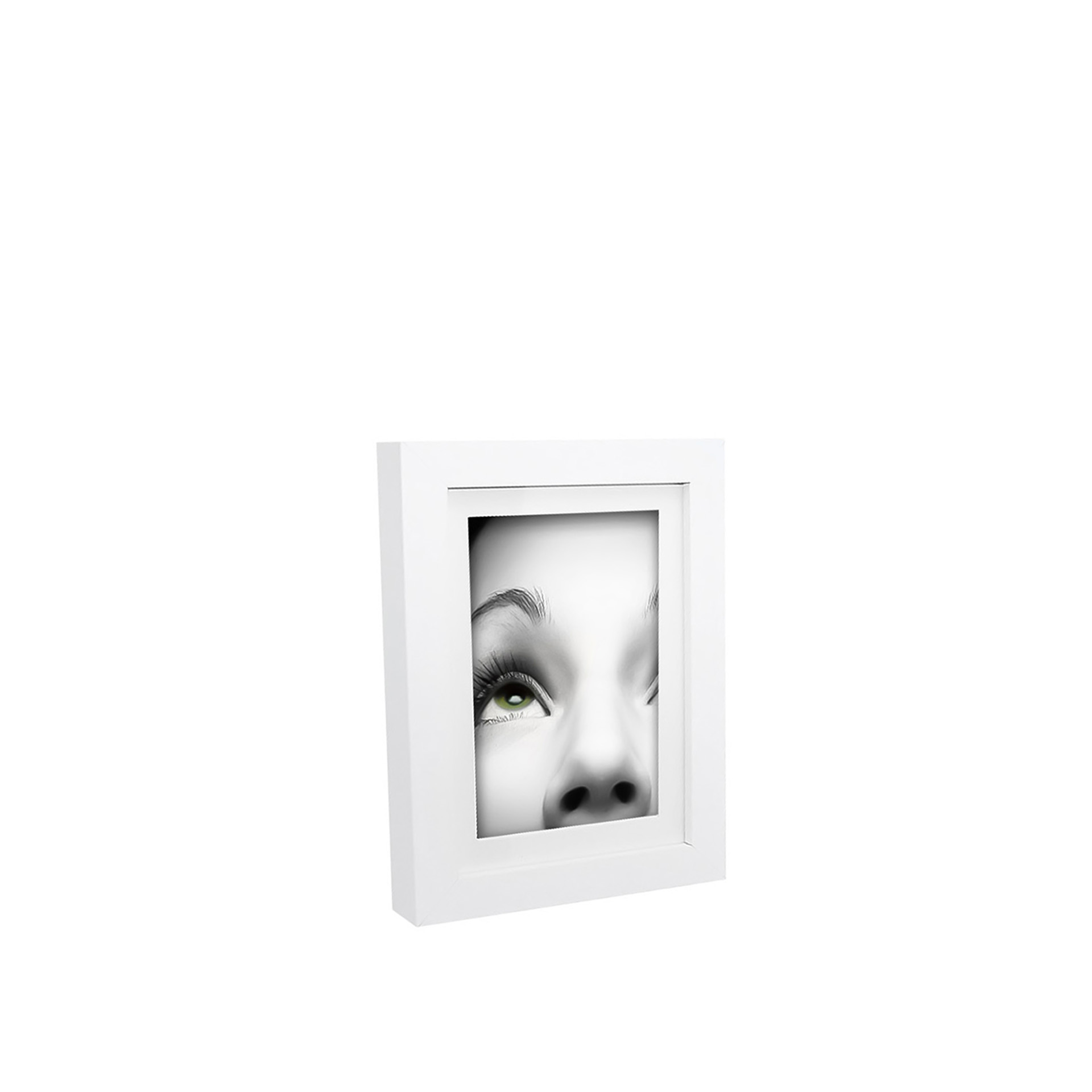 Porta Foto Madeira Retangular Branco