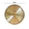 Relógio Parede Timemark Redondo Dourado 30cm Relógio Parede Timemark Redondo Dourado 30cm
