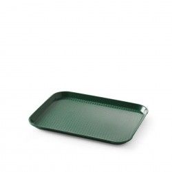 Bandeja Fast Food Polipropileno Verde 26.5X34.5X2cm