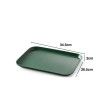 Bandeja Fast Food Polipropileno Verde 26.5X34.5X2cm Bandeja Fast Food Polipropileno Verde 26.5X34.5X2cm