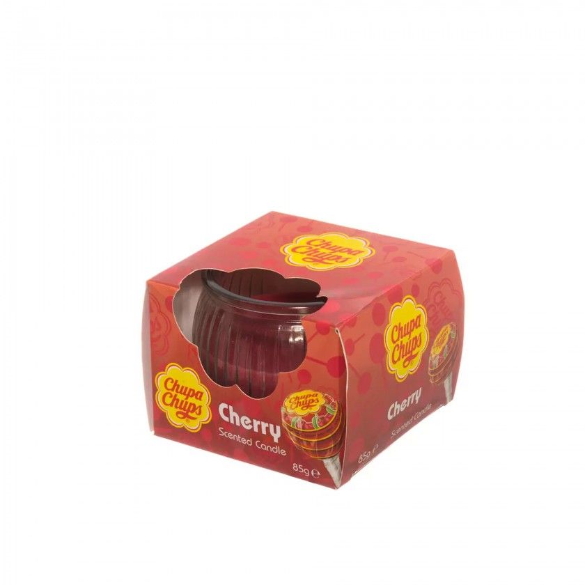 Vela Vidro Chupa Chups 20 Horas 85gr 7X6cm