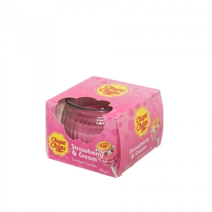 Vela Vidro Chupa Chups 20 Horas 85gr 7X6cm