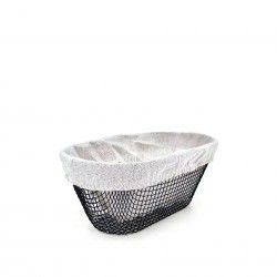 Cesto Po Metal / Tecido Oval